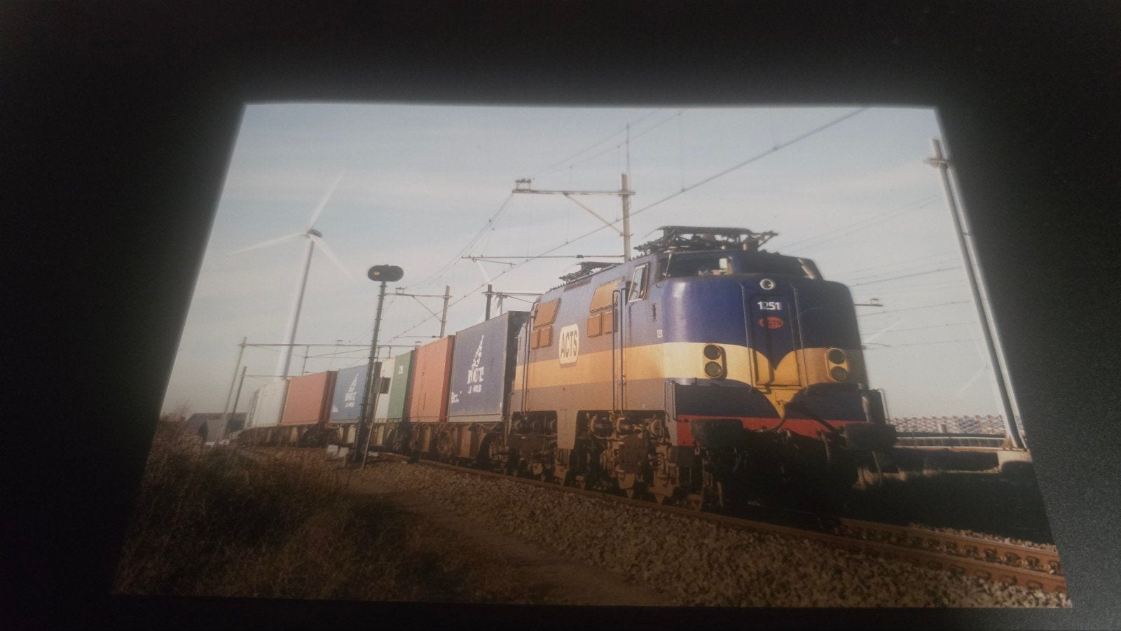 NS Loc 1200 serie foto - Ex-NS E.loc 1200 serie, Ophalen of Verzenden, Gebruikt, Trein, Kaart of Prent