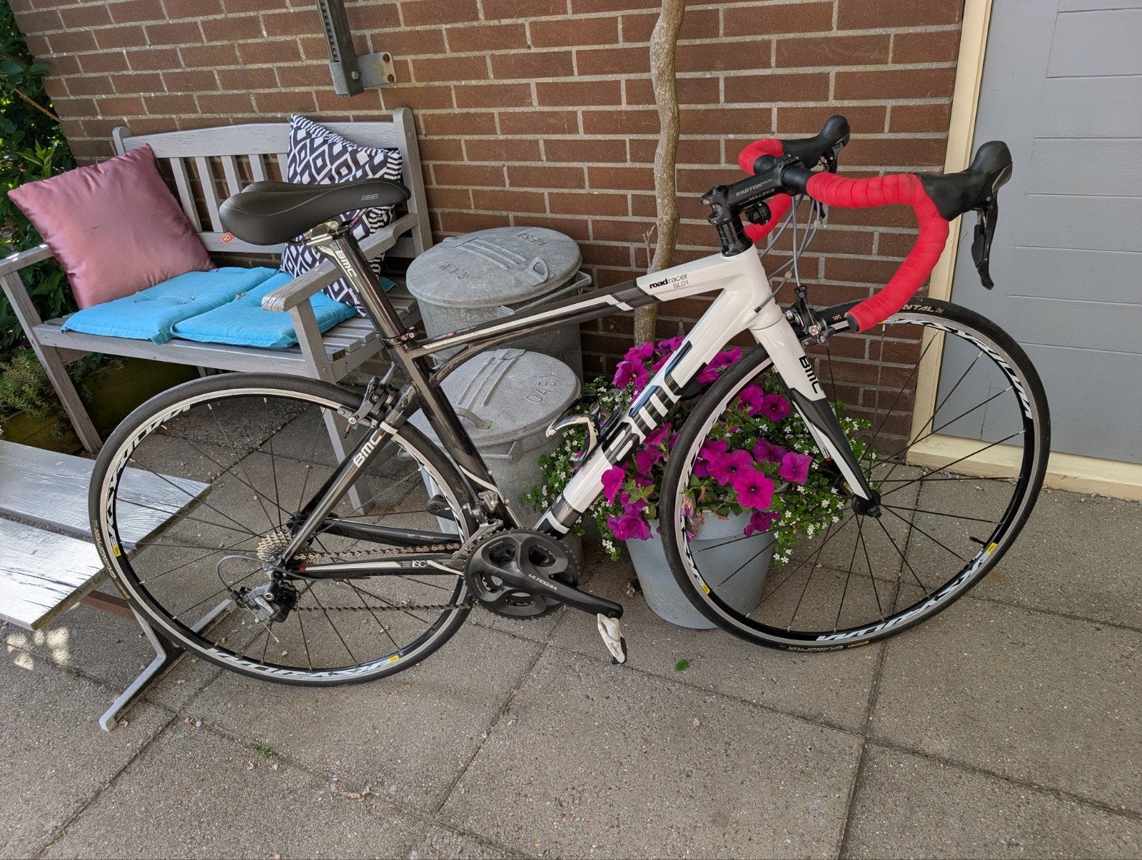 BMC Roadracer SL01 full carbon racefiets 51cm Ultegra, Fietsen en Brommers, Fietsen | Racefietsen, Carbon, 49 tot 53 cm, Meer dan 20 versnellingen