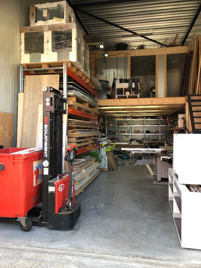 Werkplaats interieur-/meubelmakerij, Doe-het-zelf en Verbouw, Gereedschap | Overige machines, Ophalen, Gebruikt