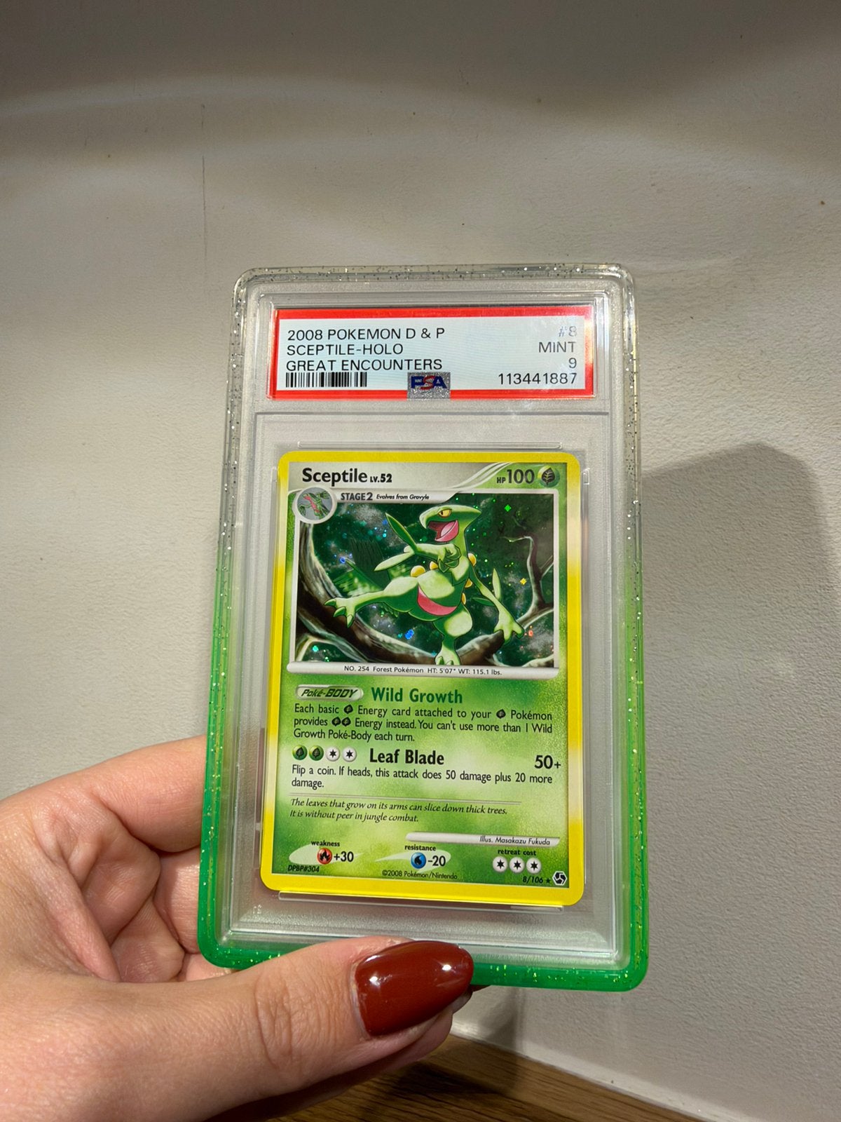 2008 Pokémon Sceptile Holo PSA 9 Mint – Great Encounters, Ophalen, Zo goed als nieuw