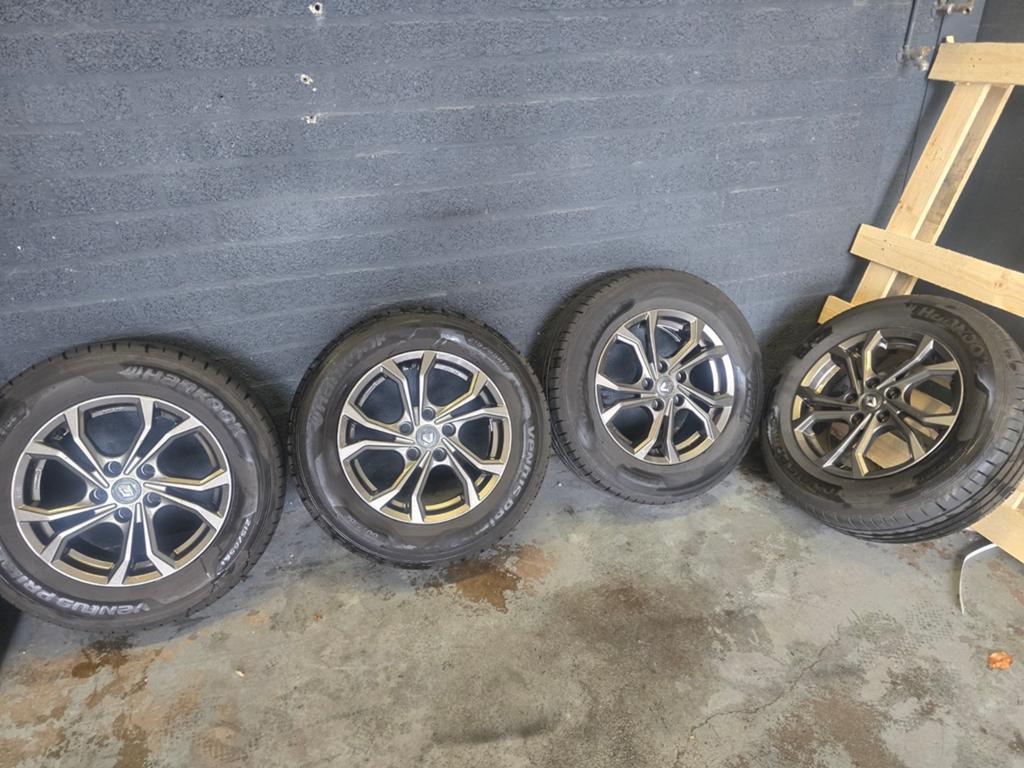 Renault kadjar velgen set met zomerbanden 6.5 mm, 16 inch, Banden en Velgen, Ophalen of Verzenden, Personenwagen