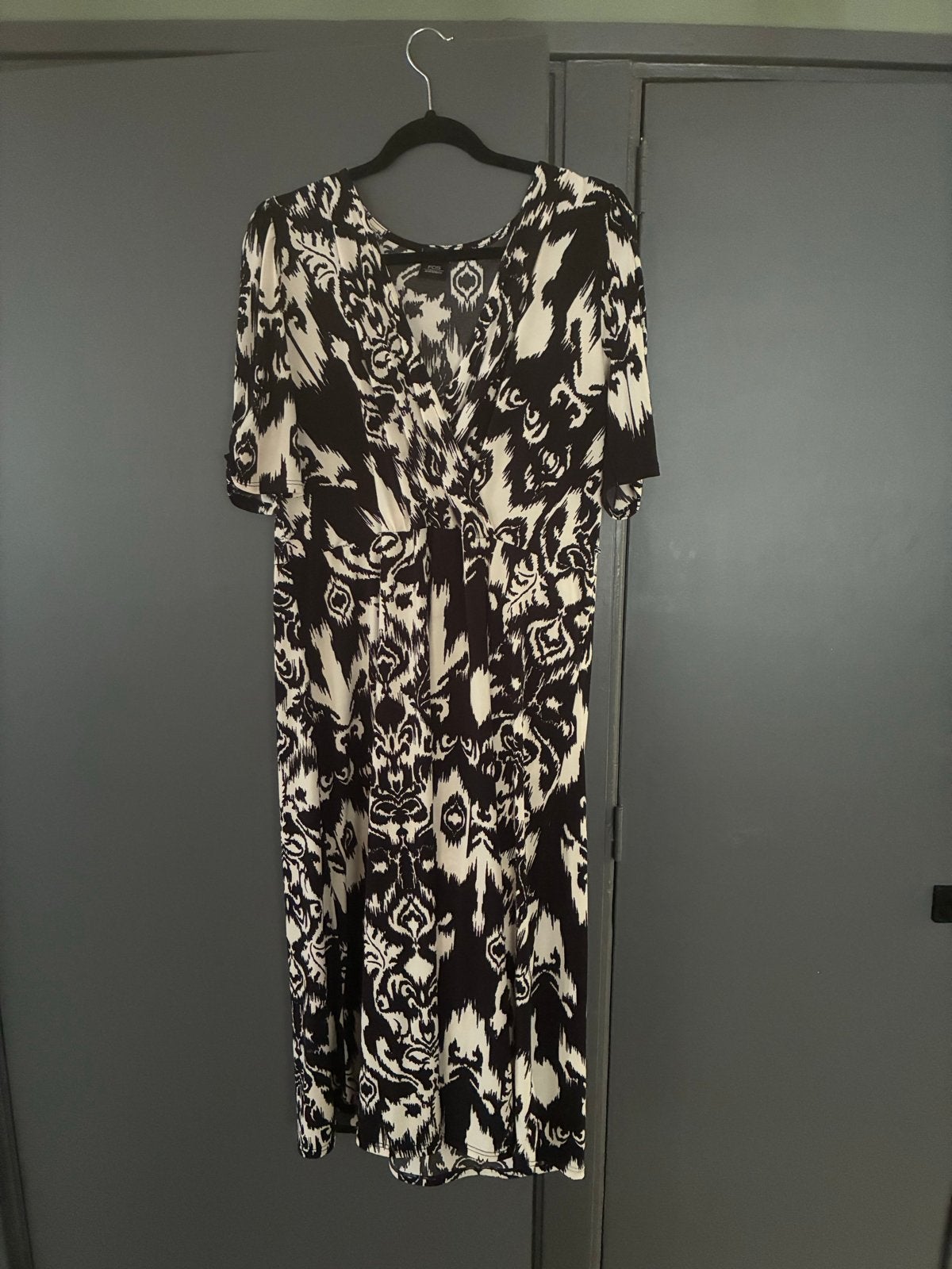 FOS Amsterdam Zwart-witte Jurk Maat Xl, Kleding | Dames, Jurken, Zwart, Maat 46/48 (XL) of groter, Ophalen of Verzenden, Zo goed als nieuw