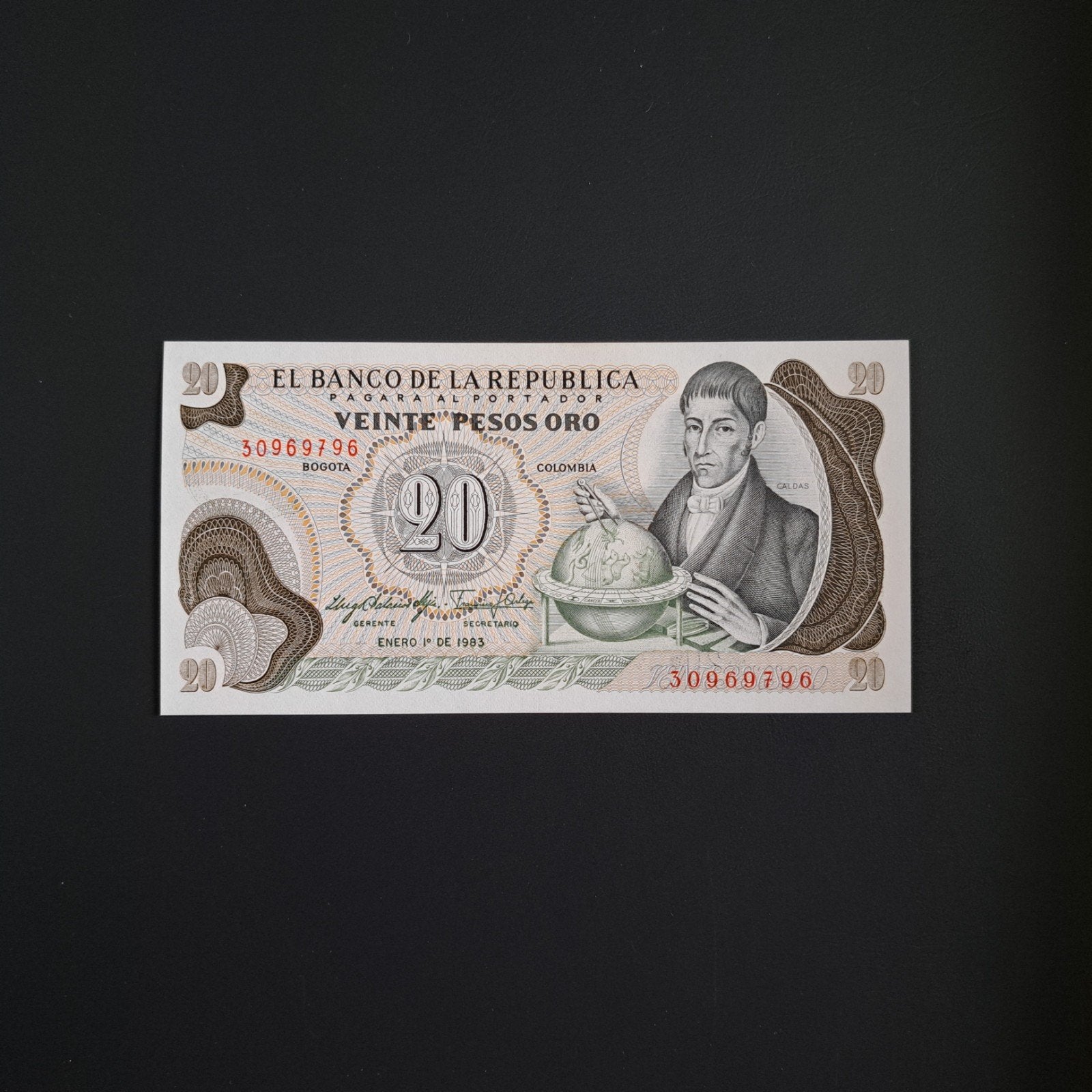 20 peso Colombia #044, Verzenden, Zuid-Amerika, Los biljet