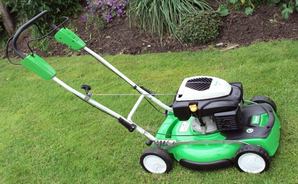 Viking mb 4.0 RT prof. Grasmaaier 53 cm = Stihl RM 4 RT, Ophalen, Cirkelmaaier, Mulchfunctie, Benzine-grasmaaier