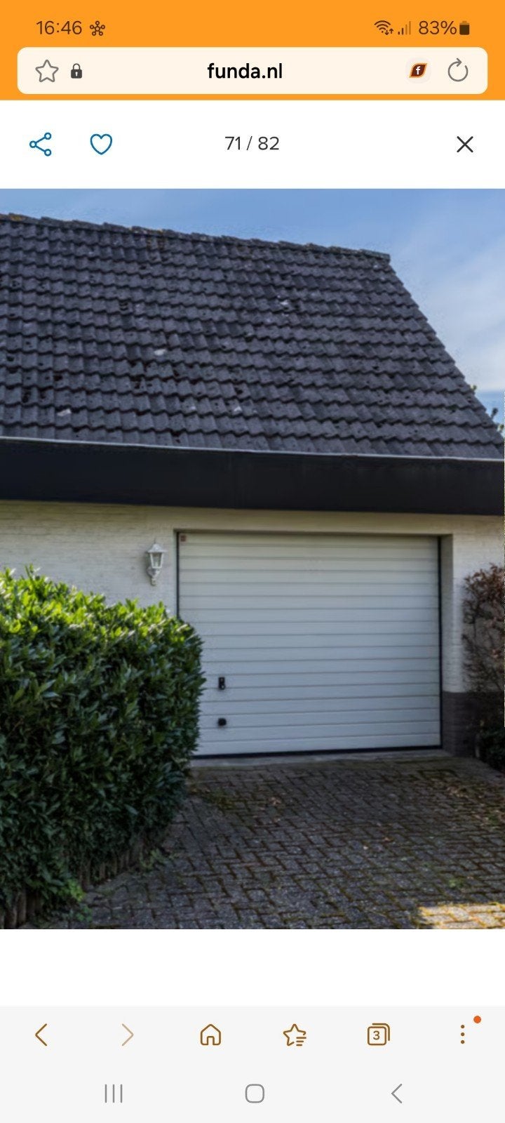 Gebruikte Garagedeur met Afstandsbedieningen (275x215 cm), Ophalen