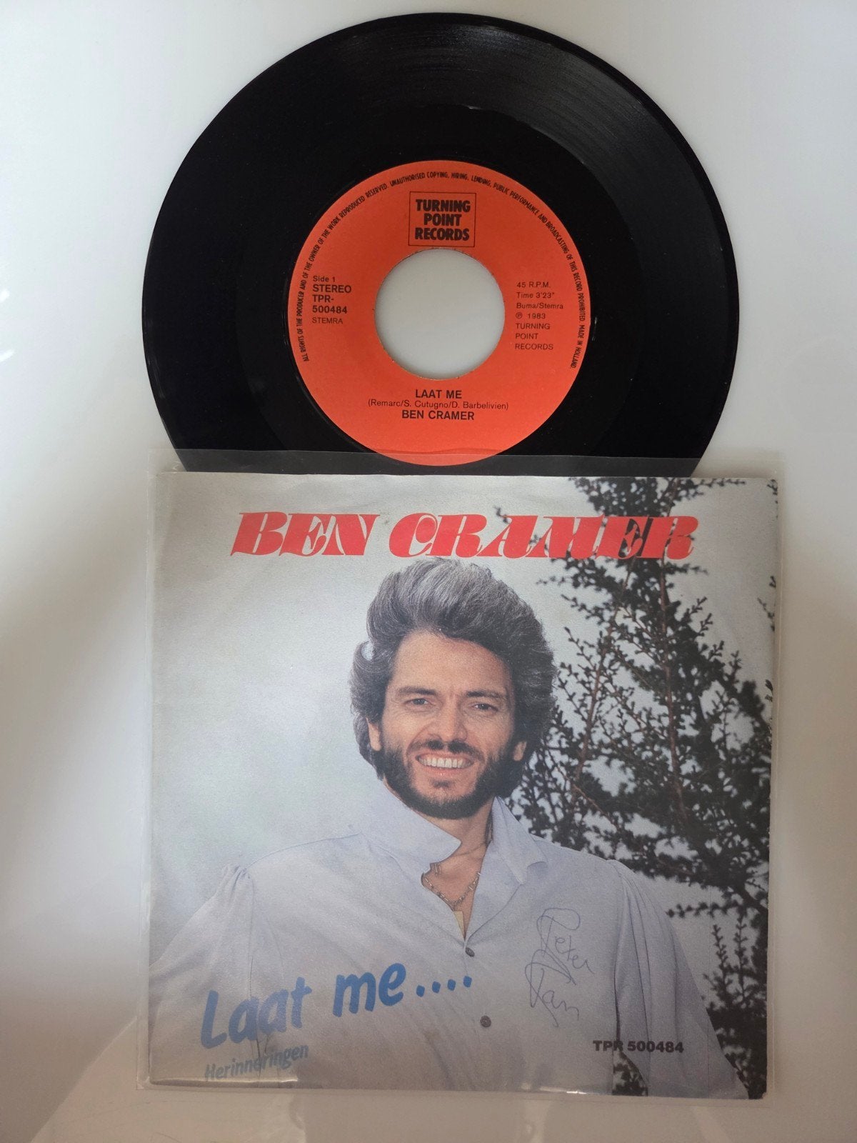 Ben Cramer - Laat me ....., Ophalen of Verzenden, Gebruikt, 7 inch, Nederlandstalig