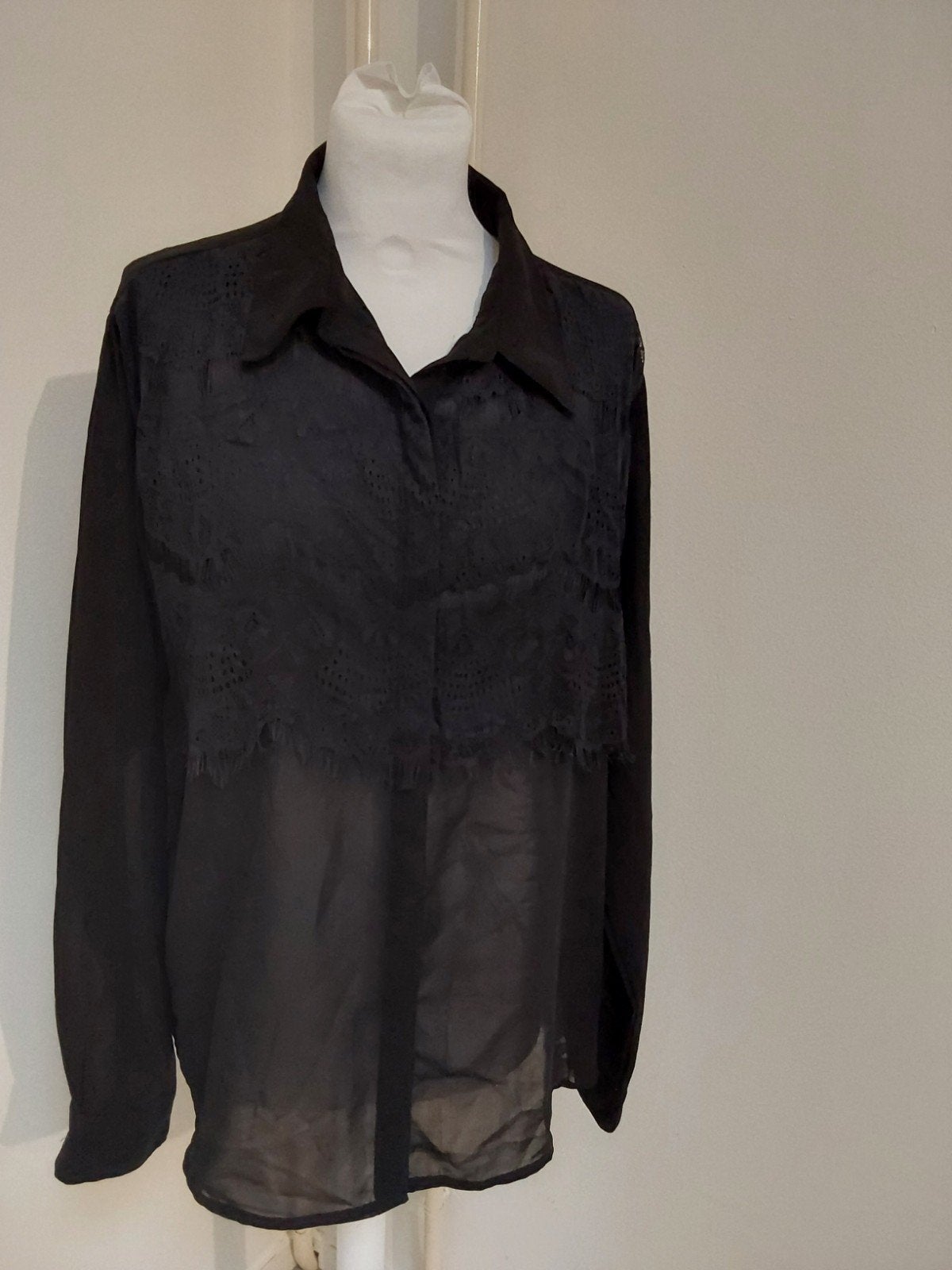 Prachtige blouse van Jacky Mills maat XL, okselm 60cm, Ophalen of Verzenden, Zo goed als nieuw, Maat 46/48 (XL) of groter