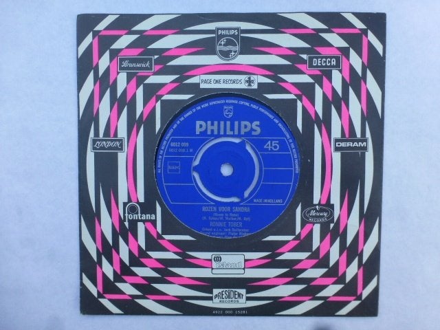 Ronnie Tober. Rozen voor Sandra. / Angelique., Ophalen of Verzenden, Gebruikt, 7 inch, Nederlandstalig