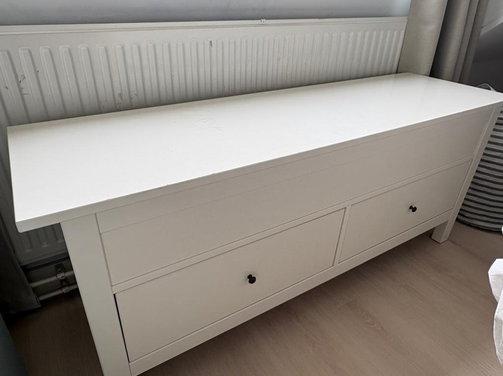 Hemnes opbergbank, Ophalen, Minder dan 50 cm, Gebruikt, 100 tot 150 cm