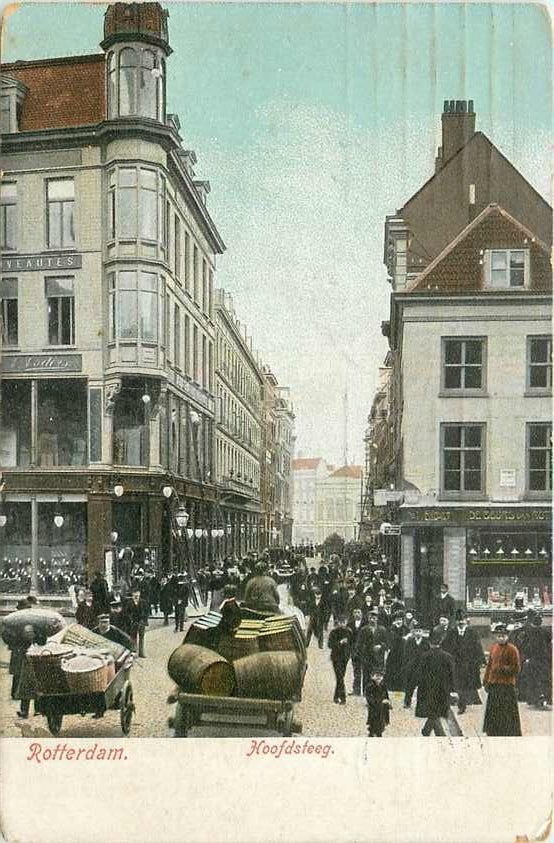 377-590-025 Rotterdam Hoofdsteeg, Verzenden, Voor 1920, Zuid-Holland
