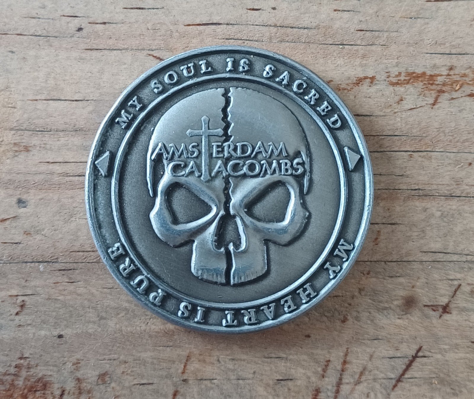 Amsterdam Catacombs Challenge Coin, Postzegels en Munten, Ophalen of Verzenden