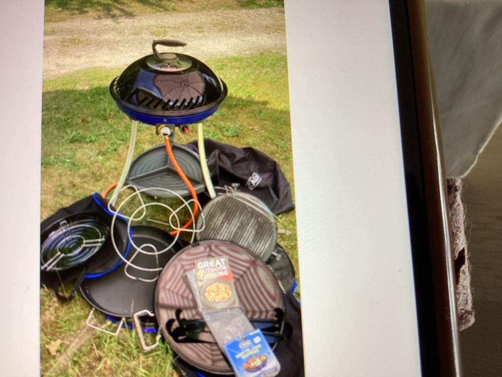 Skottelbraai gas barbeue, Ophalen of Verzenden, Gebruikt