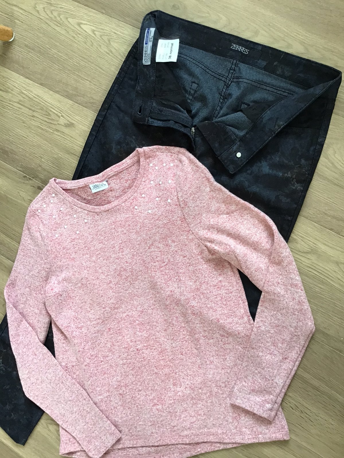 NIEUW!ZERRES Lúxe Broek 38& JANINA!Lúxe Top.Kwaliteit! Sámen, Ophalen of Verzenden, Zo goed als nieuw, Maat 38/40 (M)