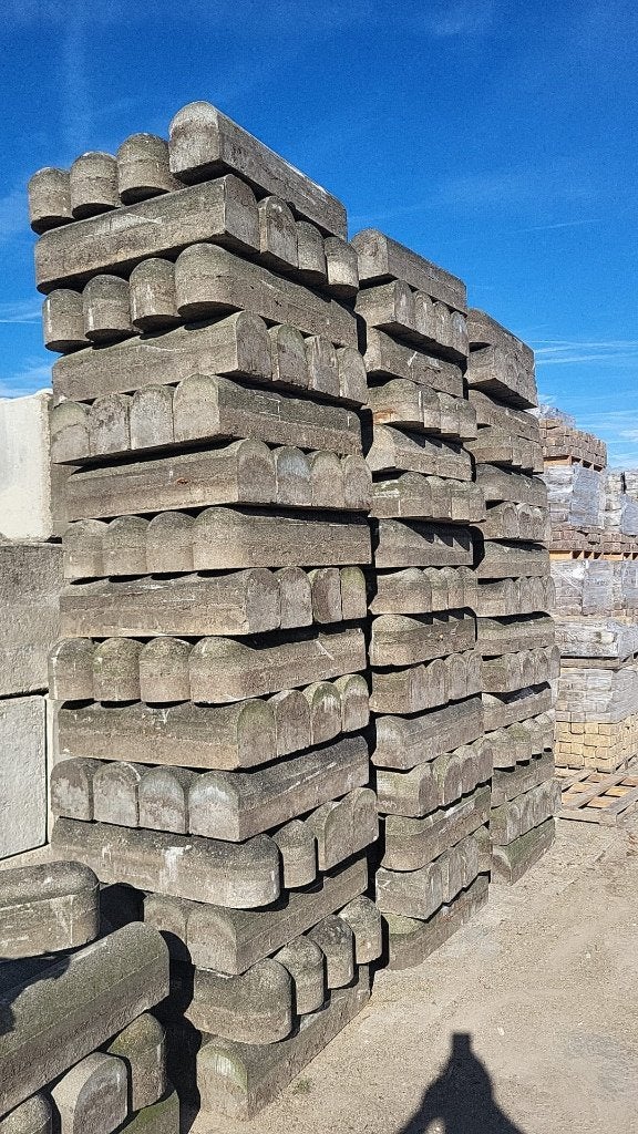 200 stuks gebruikte stootbanden / varkernsruggen 1x rond, Ophalen, Gebruikt, Biels, Beton
