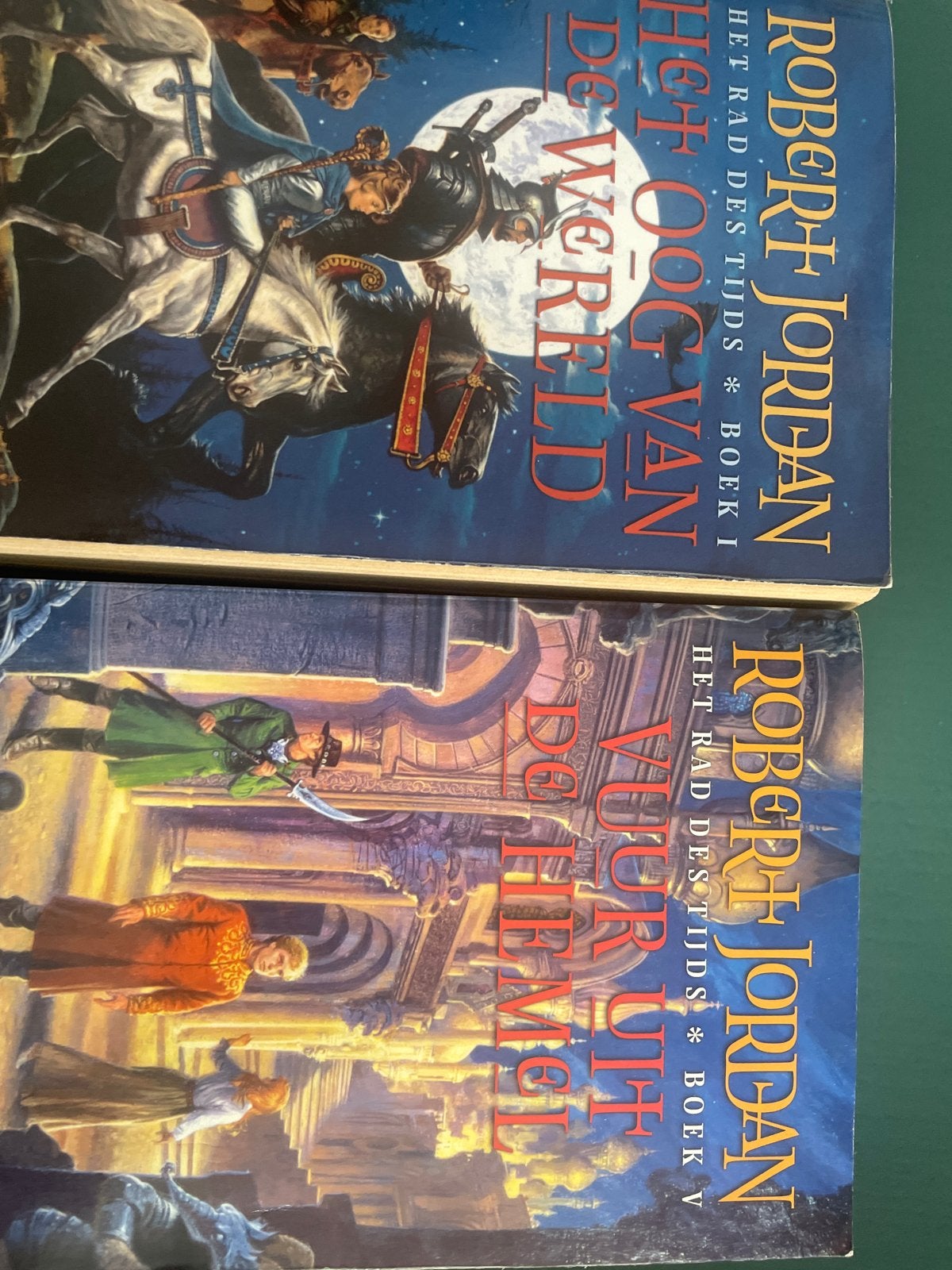 Het Rad des Tijds: Het Oog van de Wereld & Vuur uit de Hemel, Boeken, Ophalen of Verzenden, Gelezen