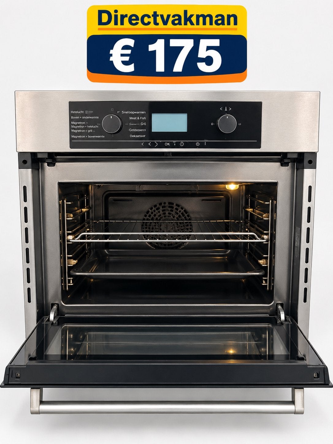 Miele Combi Oven Magnetron RVS Inbouw – €175, Ophalen, Zo goed als nieuw, Magnetronfunctie