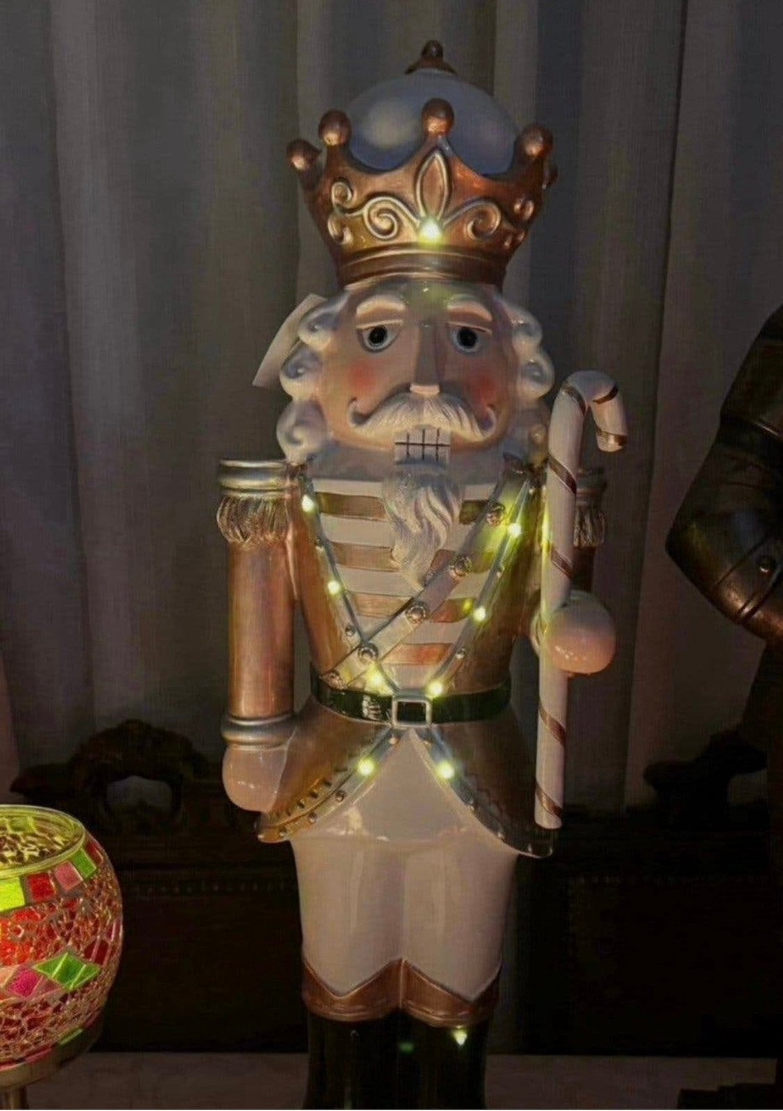 Notenkraker met verlichting 62 cm groot, Ophalen of Verzenden