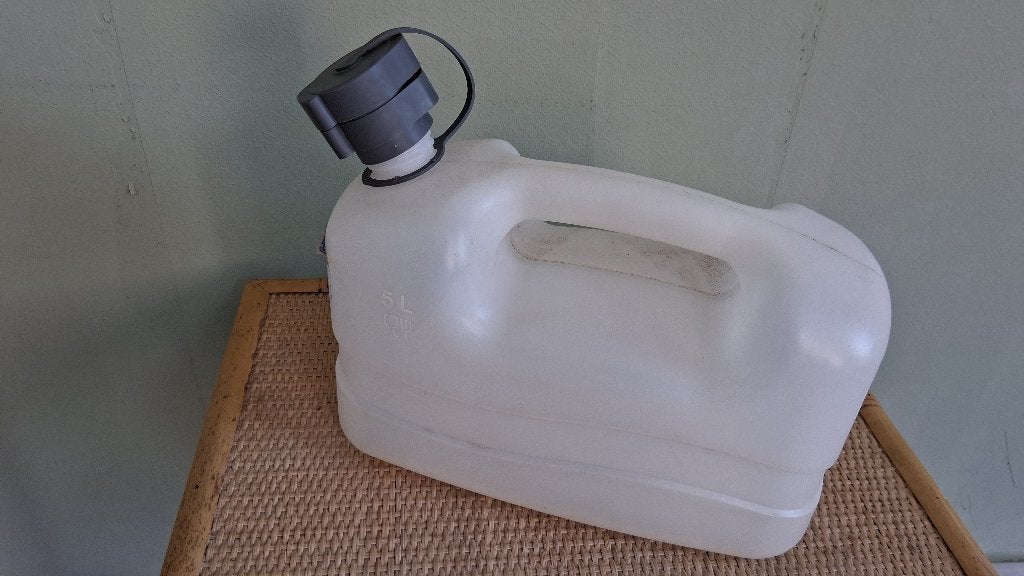 Drinkwater Jerrycan Camping Caravan Tent 5 liter - Watertank, Ophalen of Verzenden, Gebruikt