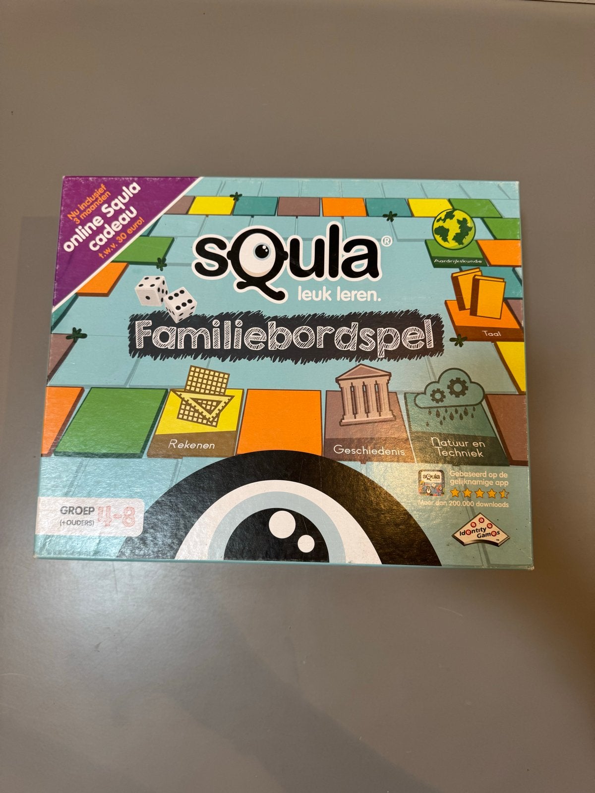 Squla Familiebordspel, Drie of vier spelers, Ophalen of Verzenden, Zo goed als nieuw