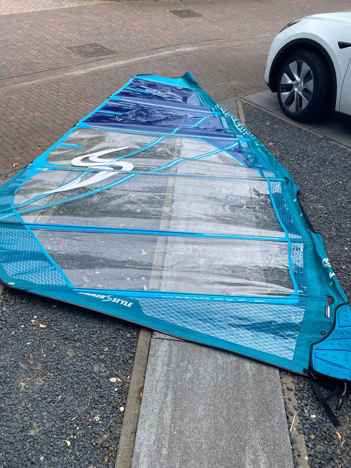 Simmer v-max 7.9 freeride, Ophalen, Gebruikt, Zeil