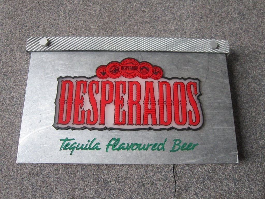 DESPERADOS BIER LED LICHTRECLAME, Ophalen, Zo goed als nieuw, Overige typen, Overige merken