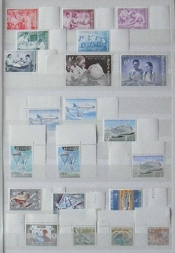 Mooie postfrisse series Belgie 50 en 60e jaren., Verzenden, Postfris