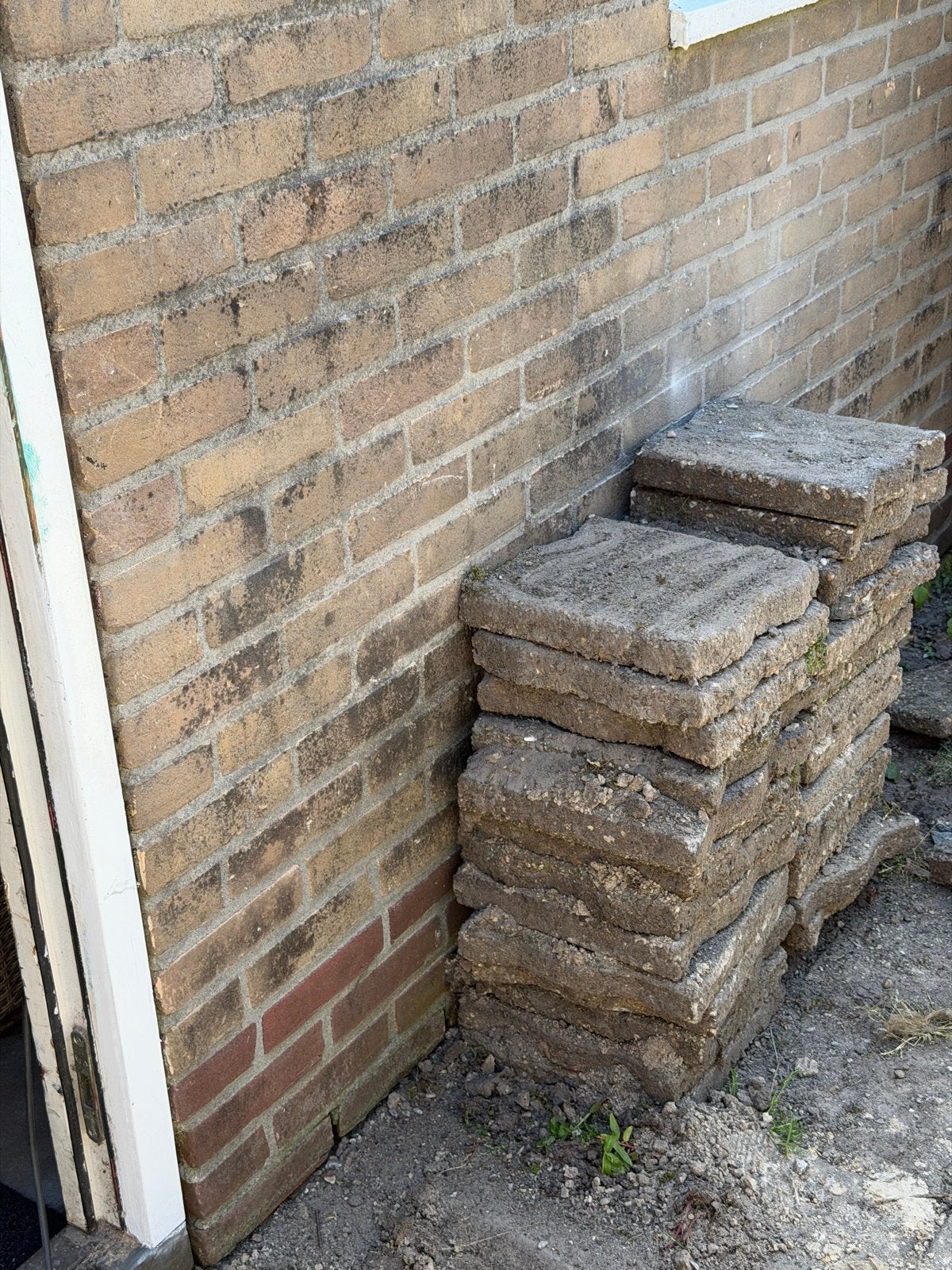 33 terrastegels 30x30 Gratis, Tuin en Terras, Ophalen, Overige materialen, Gebruikt, 5 tot 10 m²