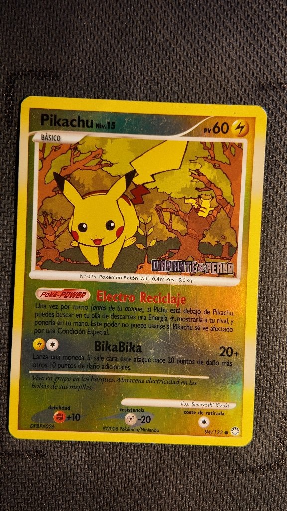 Pikachu 94 Mysterious Treasures | Pokemon kaart, Ophalen, Zo goed als nieuw, Losse kaart, Foil