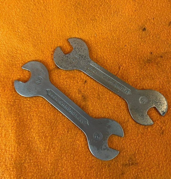 Campagnolo racefiets wielnaaf platte 13:14 - 15/16 sleutel, Verzenden