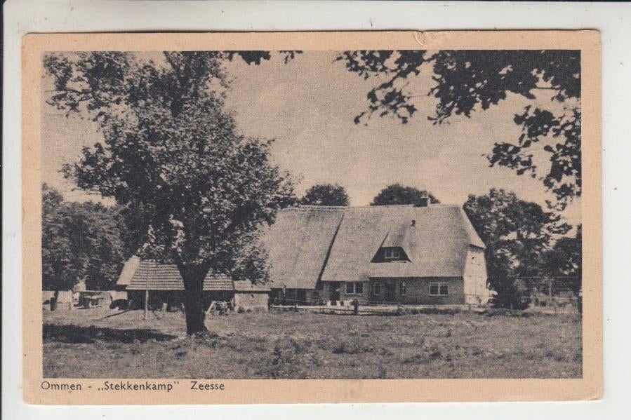 Ommen - Zeesse, Stekkenkamp, Ophalen of Verzenden, 1940 tot 1960, Gelopen, Overijssel