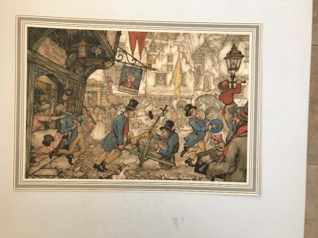 voorbeeld middelburg 19 e eeuw en 6 verschilllen de prenten., Ophalen of Verzenden, Voor 1940, Zo goed als nieuw, Overige onderwerpen