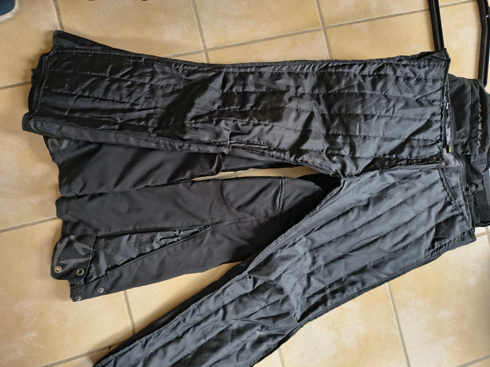 Macna motorbroek DL zwart zgan, Ophalen of Verzenden, Broek | textiel, Dames, Tweedehands