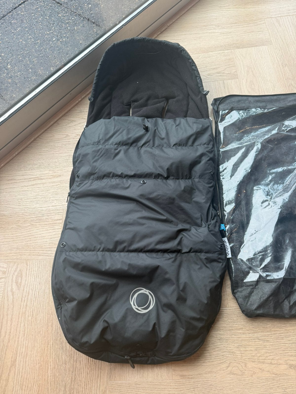 Bugaboo Performance Winter Footmuff Zwart | Zeer goede staat, Ophalen of Verzenden, Zo goed als nieuw, Voetenzak