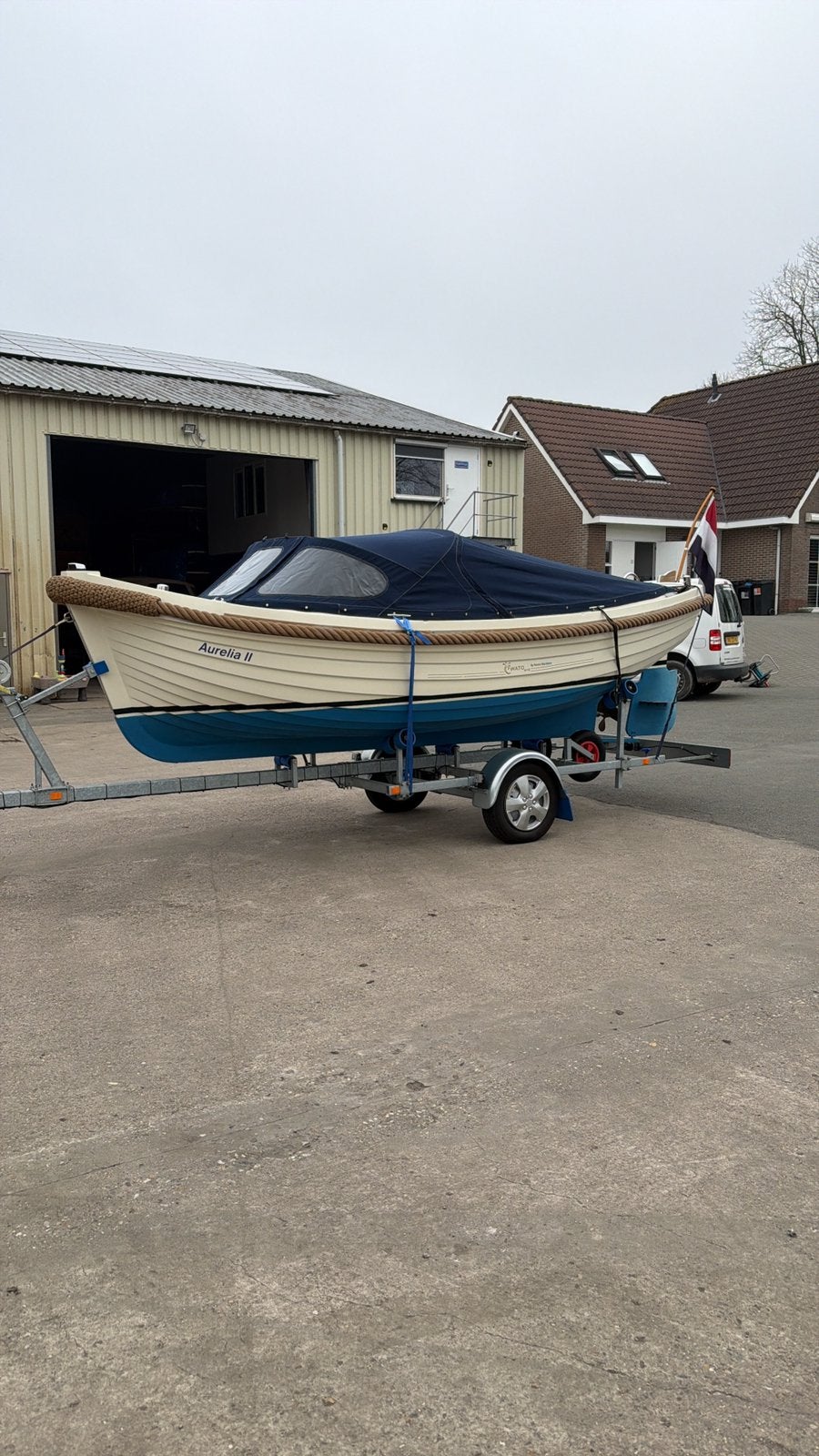 Wato 16 sloep met 11 PK Vetus diesel + trailer, Gebruikt, Binnenboordmotor, Diesel, 5 m