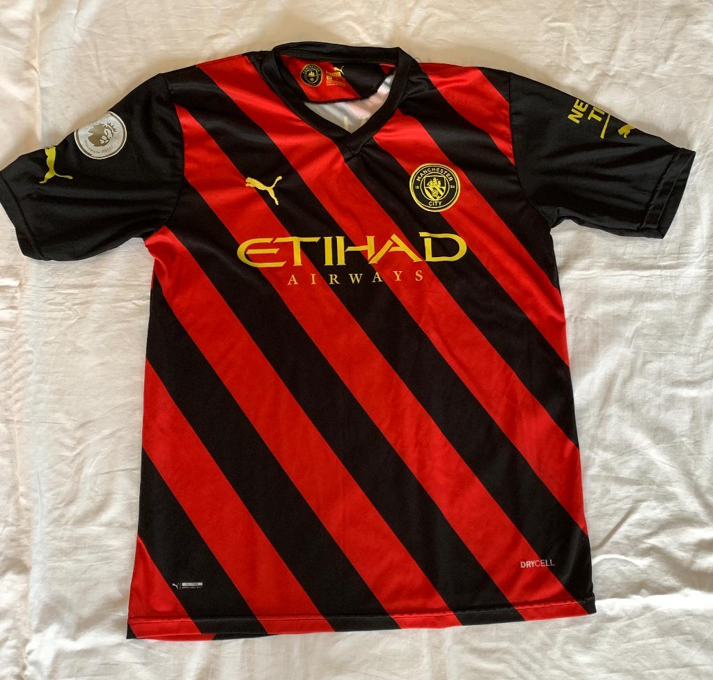 Manchester City voetbal shirt HAALAND 9 maat M, Ophalen of Verzenden, Gebruikt, Buitenlandse clubs, Shirt