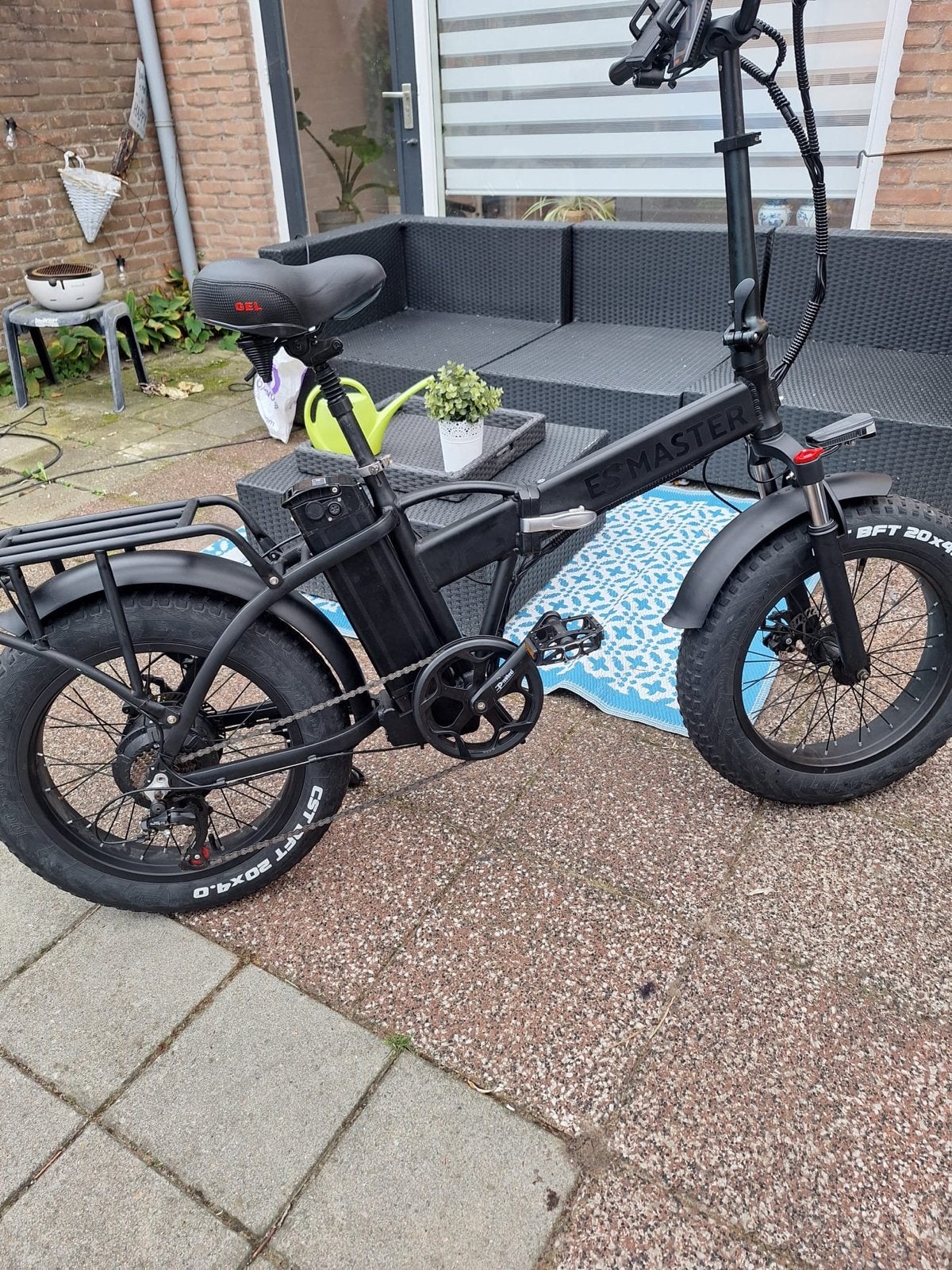 E-Master opvouwbare fatbike met dikke banden, Zo goed als nieuw, Minder dan 47 cm, 50 km per accu of meer, Ophalen