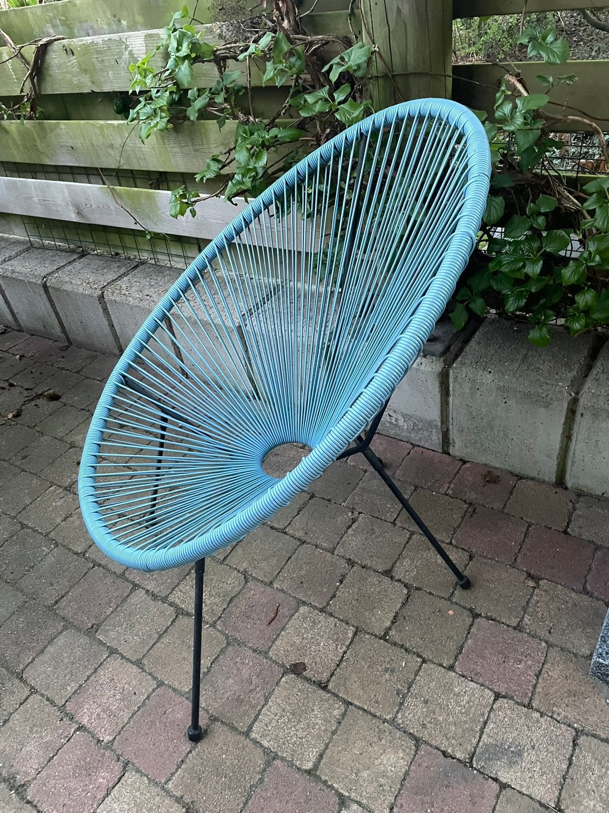 Decoratieve tuinstoel, Ophalen, Gebruikt, Kunststof