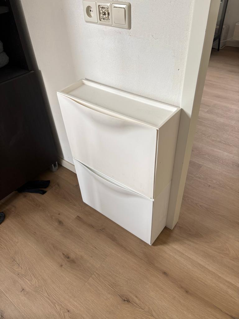 Witte schoenenkast, Ophalen, Gebruikt