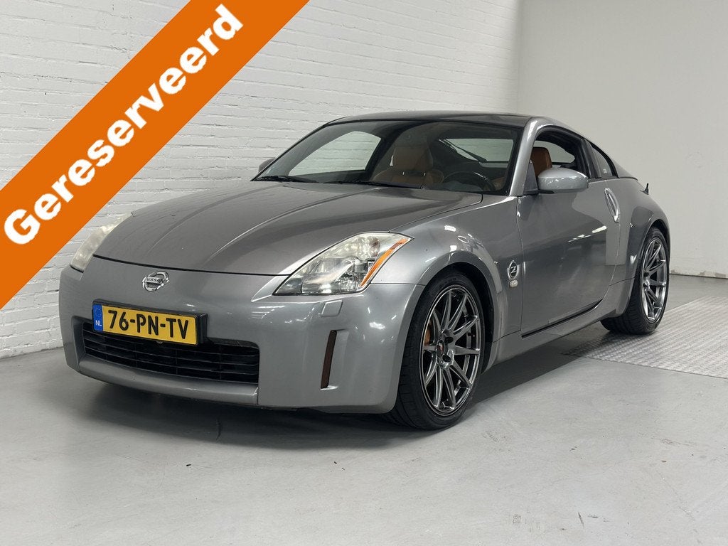 Nissan 350Z 3.5 V6 AIRCO / LEER / CRUISE / LMV (bj 2004), Auto's, Nissan, Bedrijf, Te koop, 350Z, Airbags, Airconditioning, Alarm