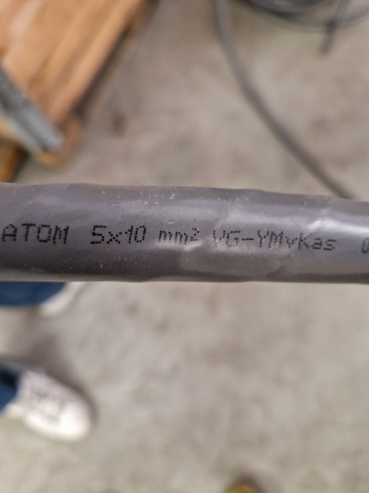Kabel ymvk-as 5x10, Ophalen, Overige typen