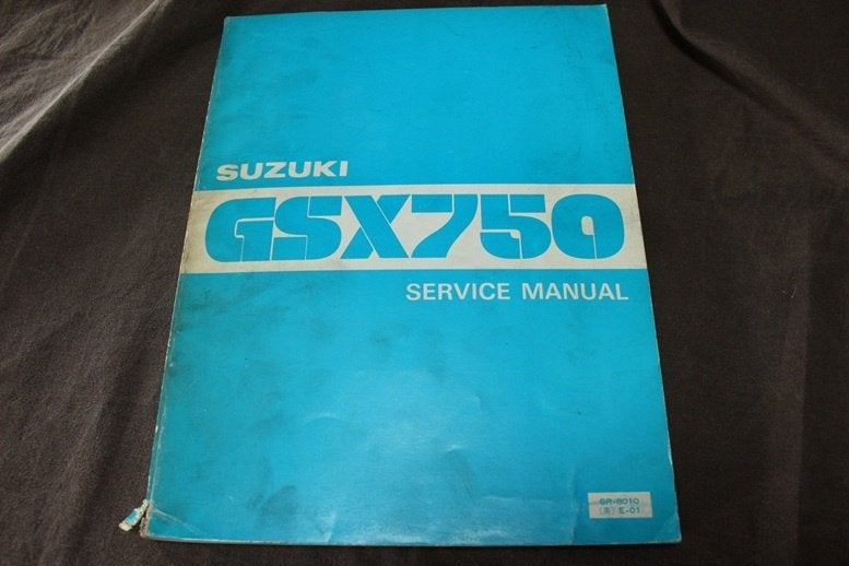 Suzuki GSX750 1980 motorcycle service manual GSX 750, Motoren, Ophalen of Verzenden, Suzuki