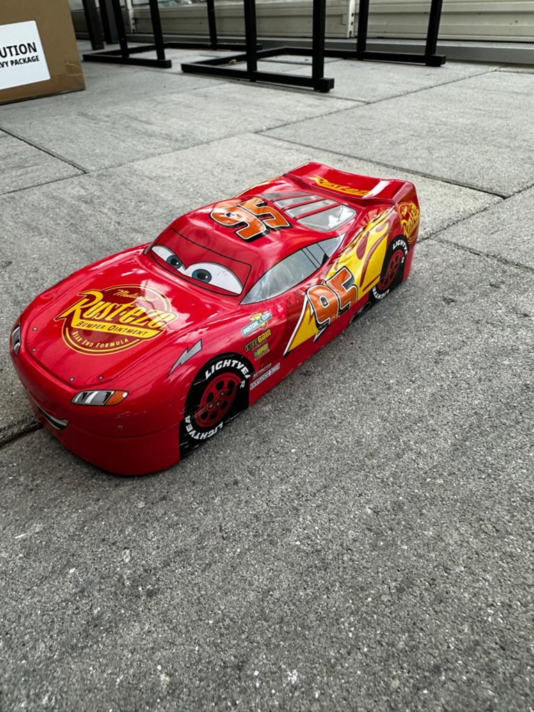 Pennenbakje Lightning McQueen speelgoedauto - Disney Cars, Ophalen of Verzenden, Gebruikt