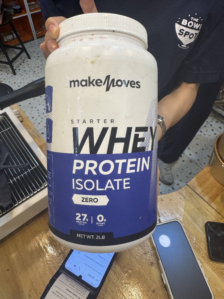 Make Moves Starter Whey Protein Isolate - 2LB, Ophalen of Verzenden, Gebruikt, Poeder of Drank