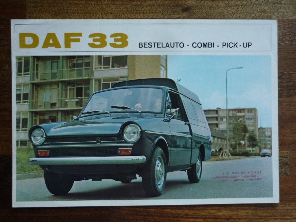 DAF 33 Bestelauto - Combi - Pick-up (1967/1968), Ophalen of Verzenden, Zo goed als nieuw, Overige merken