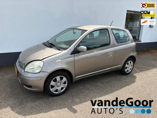 Toyota Yaris 1.3 VVT-i Sol '05, 3-drs netjes onderhouden inr, Auto's, Toyota, Bedrijf, Te koop, Yaris, ABS, Airbags, Boordcomputer
