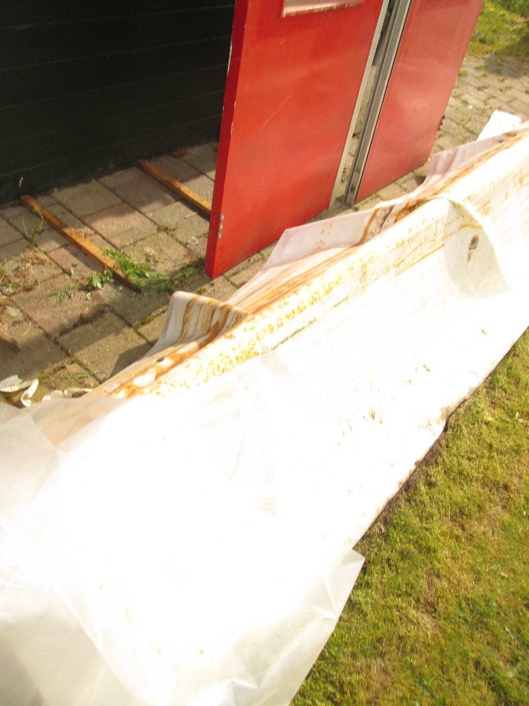 dubbele deuren met glas, Ophalen, Gebruikt, 120 cm of meer, 200 tot 215 cm
