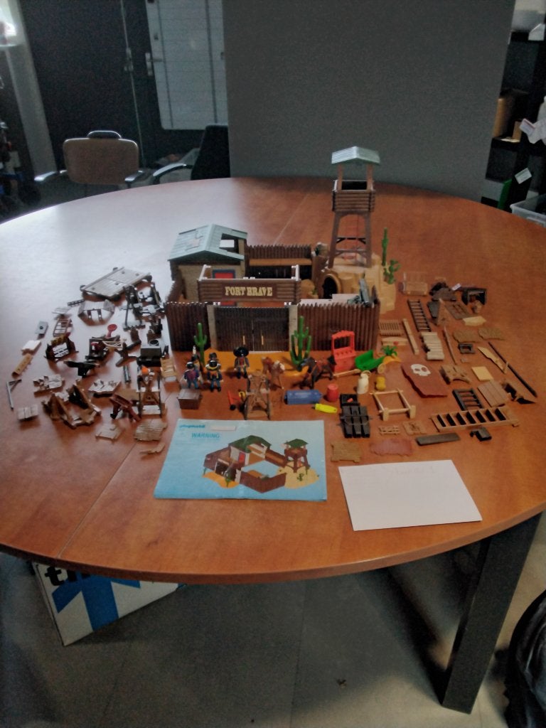 Playmobil bundel 1 2024019, Gebruikt, Losse onderdelen, Ophalen of Verzenden, Kasteel/Fort