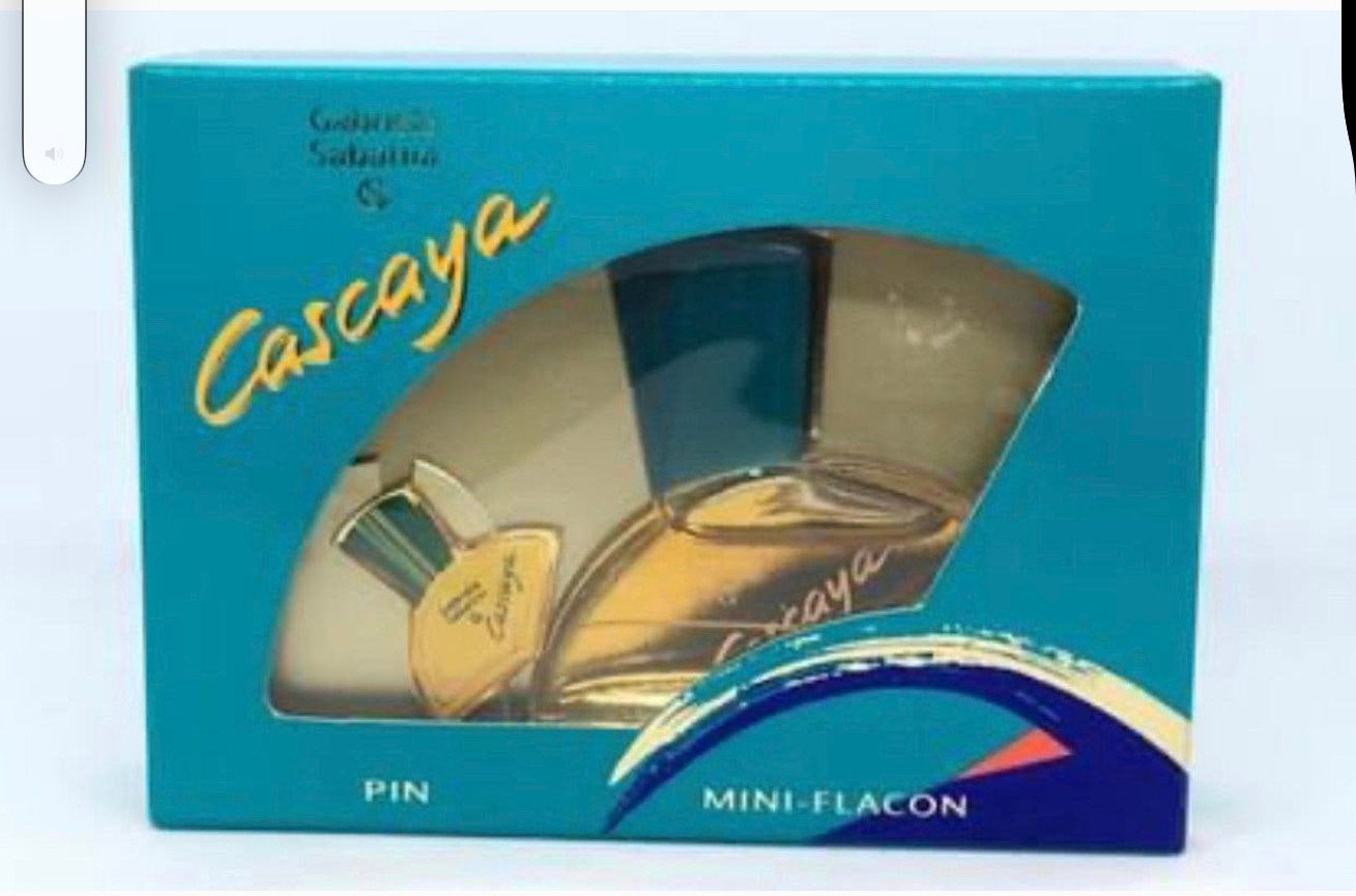 Gabriela Sabatini Cascaya Parfum Mini-Flacon met Pin, Ophalen of Verzenden, Nieuw, Miniatuur, Gevuld