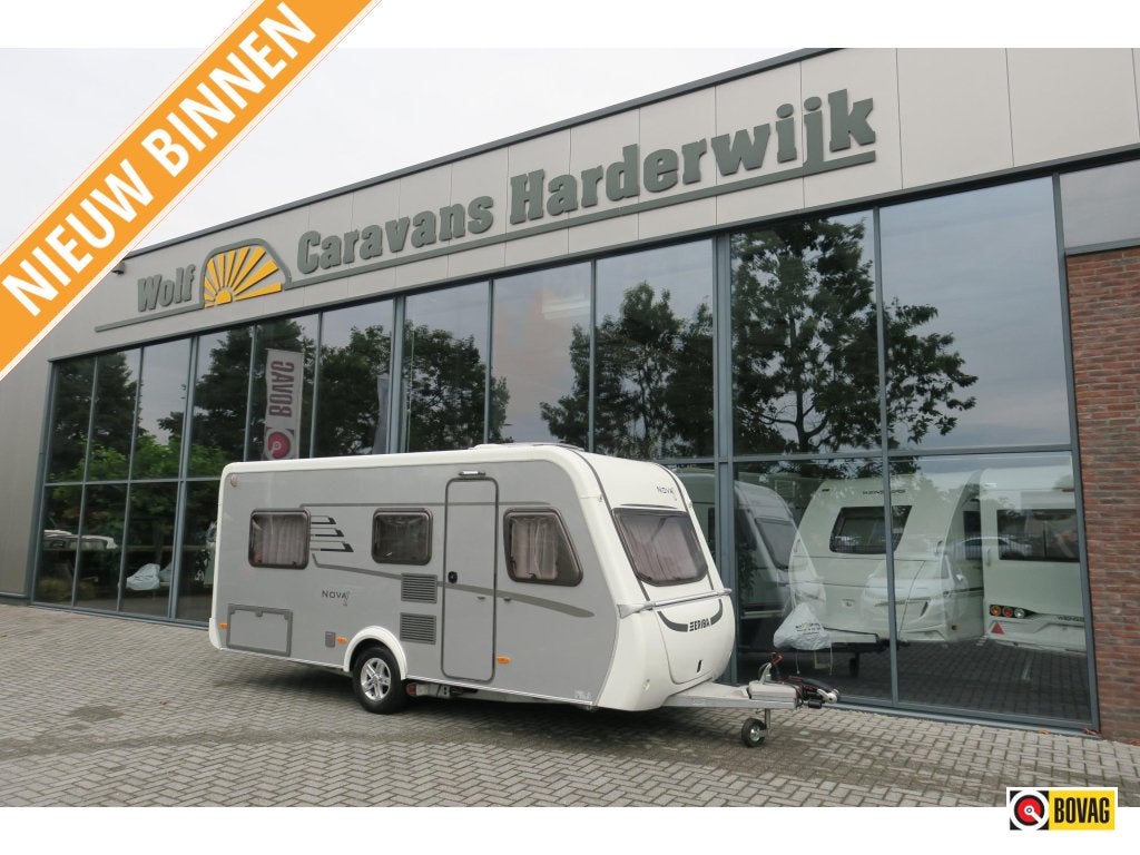 Eriba Nova Light 442 VLOERVERW.+MOVER+VOORTENT, Standaardzit, Schokbreker, Bedrijf, Tot en met 3