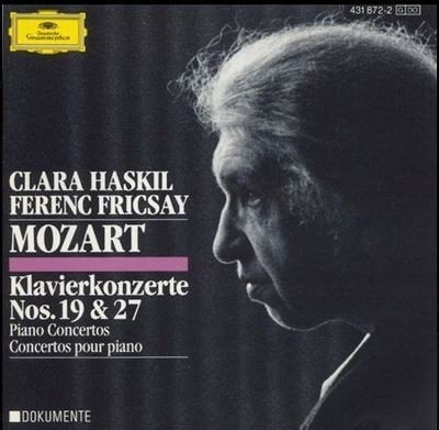 Mozart Haskil Klavierkonzerte nos 19 & 27 CD, Gebruikt, Mozart, Ophalen of Verzenden, Classicisme